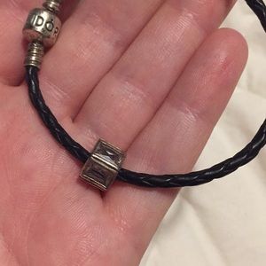 Pandora pink diamond charm